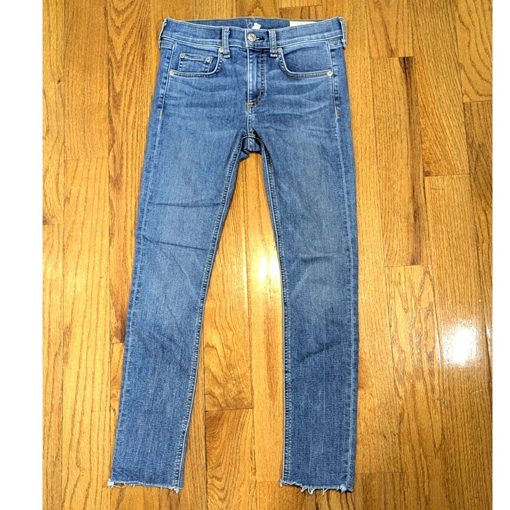 Quiet Luxury Designer Rag & Bone Ankle Skinny Jeans USA Women's 25